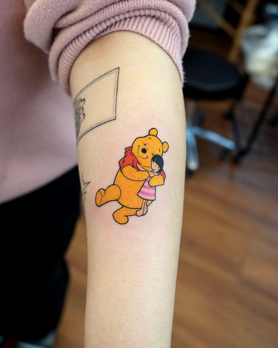 Photo of the tattoo titled Winnie the Pooh: Cherish Little Moments