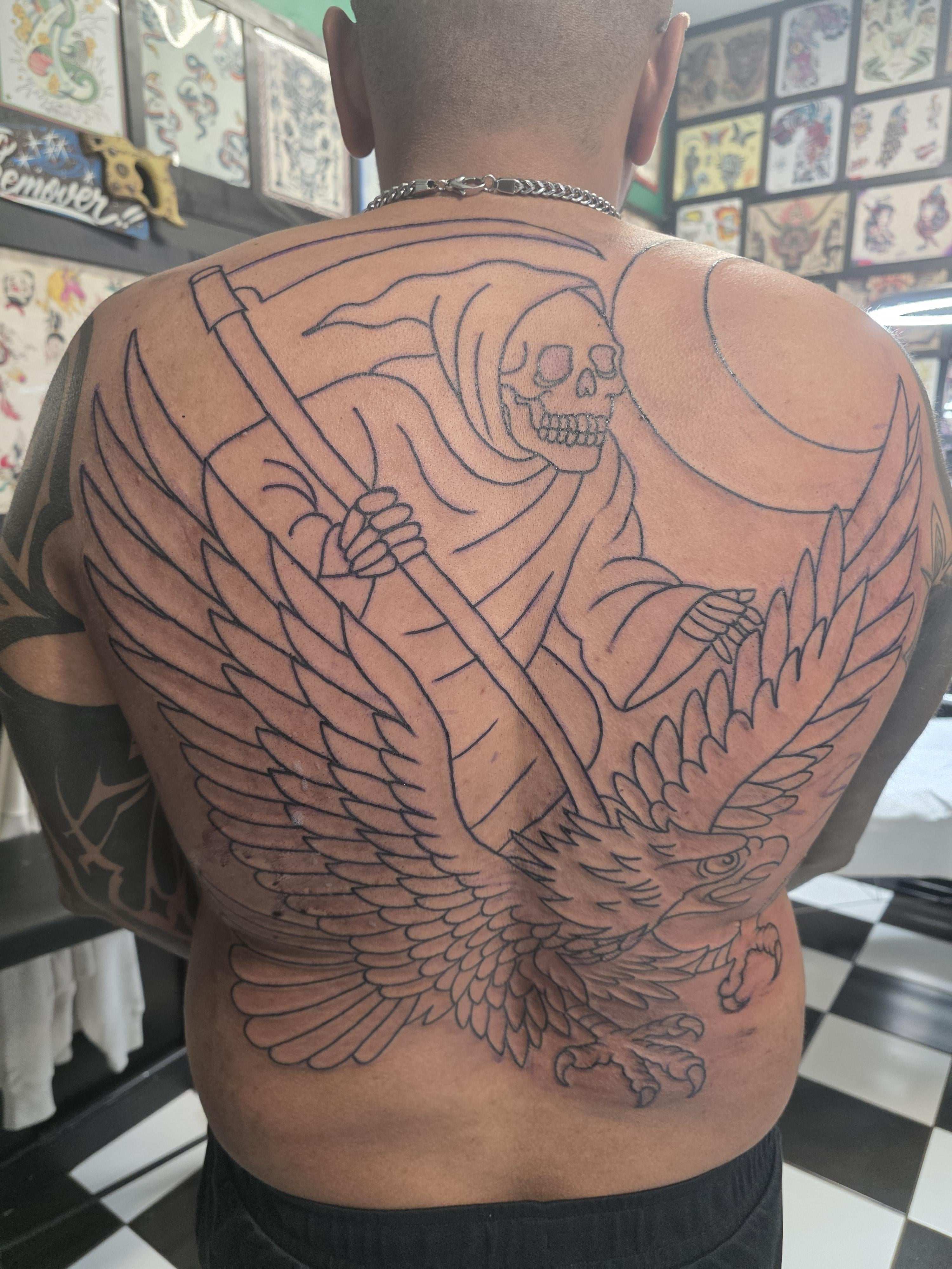 Photo of the tattoo titled Work in Progress Shamrock Tattoo