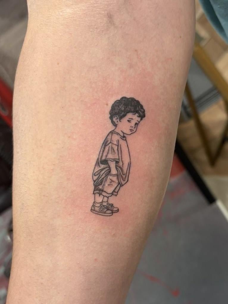 Photo of the tattoo titled Sister's Love, Childhood Memories
