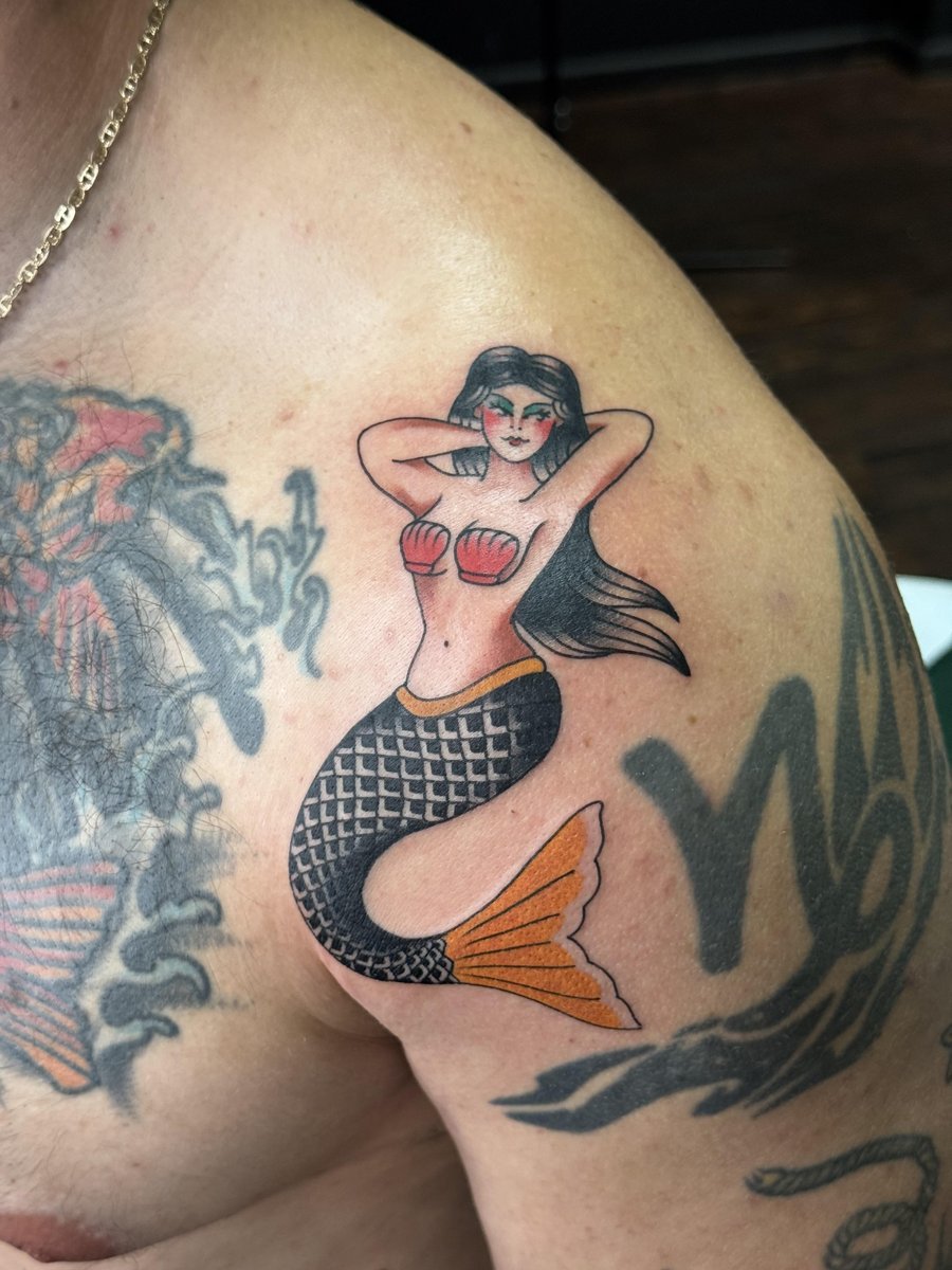 Photo of the tattoo titled Mermaid beauty by Oskar