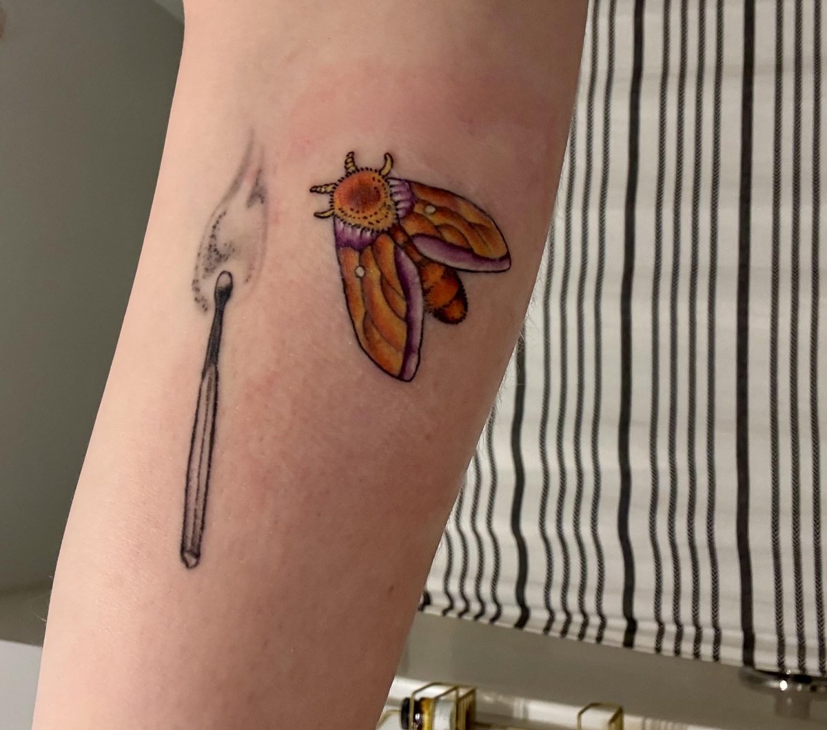 Photo of the tattoo titled Aesthetic Symbolism and Nature