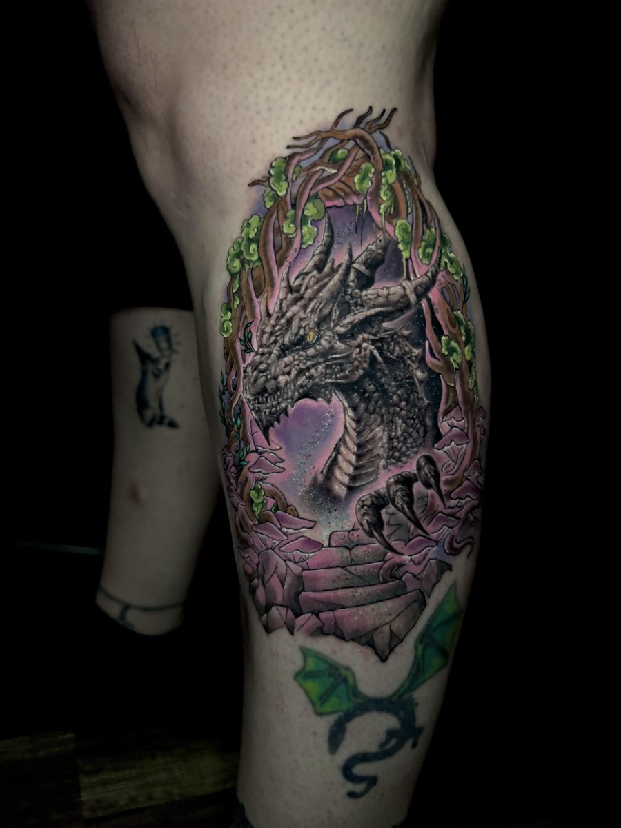Photo of the tattoo titled Collaborative Artistry at Black Altar