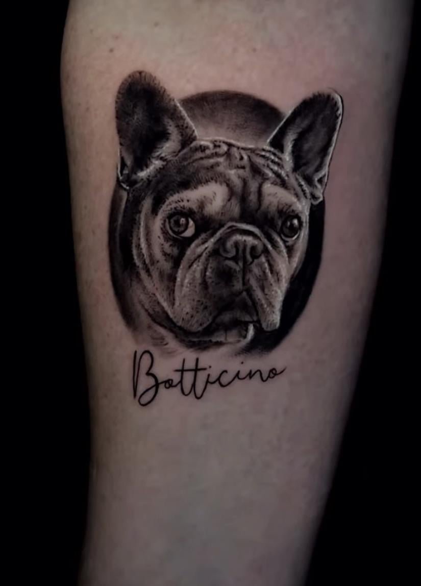 Photo of the tattoo titled Memorializing My Beloved Pet