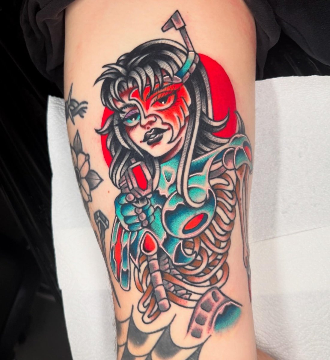 Photo of the tattoo titled Cyber Girl Tattoo