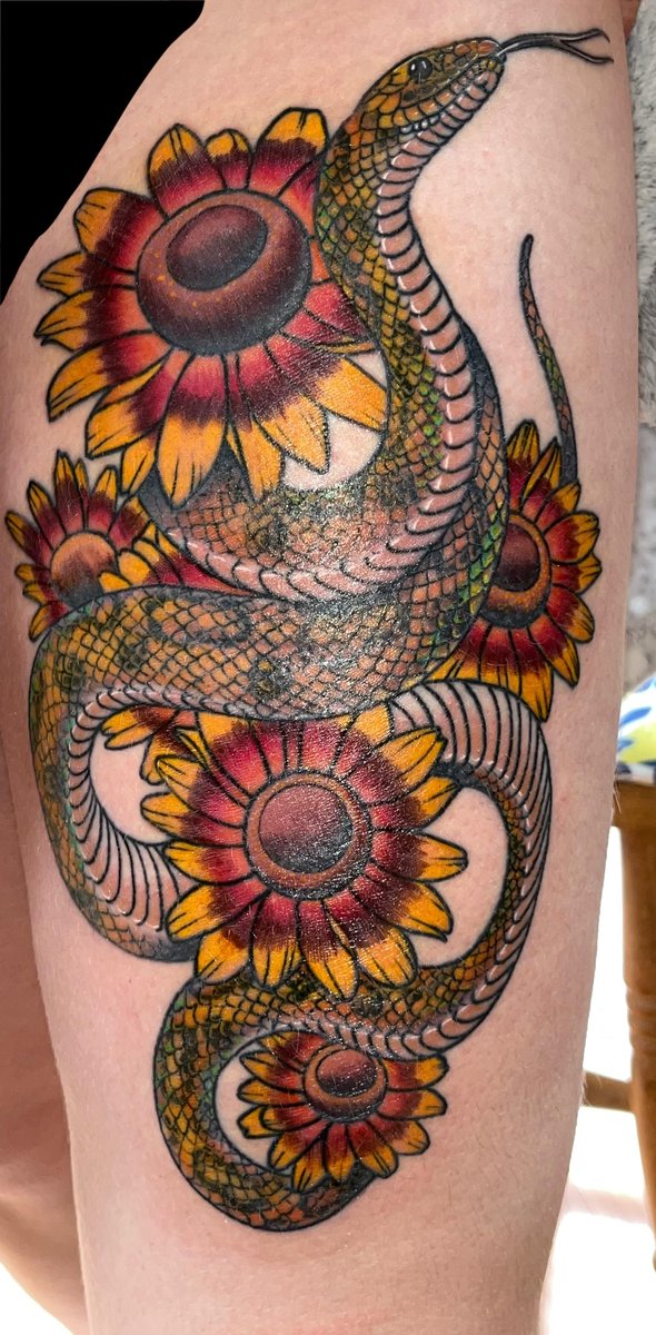 Photo of the tattoo titled One Eyed Trouser Snake