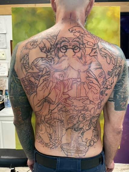 Photo of the tattoo titled First Session Marks New Beginning