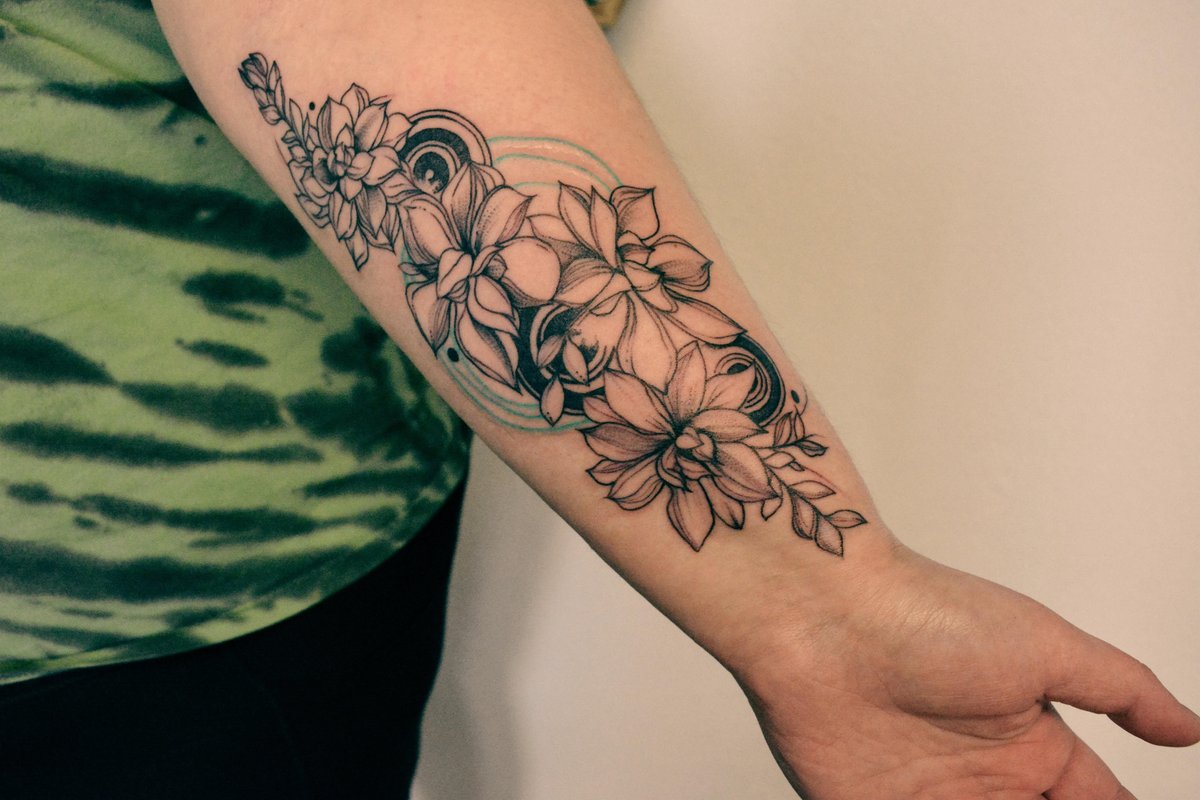 Photo of the tattoo titled Nature and EDM Spirituality
