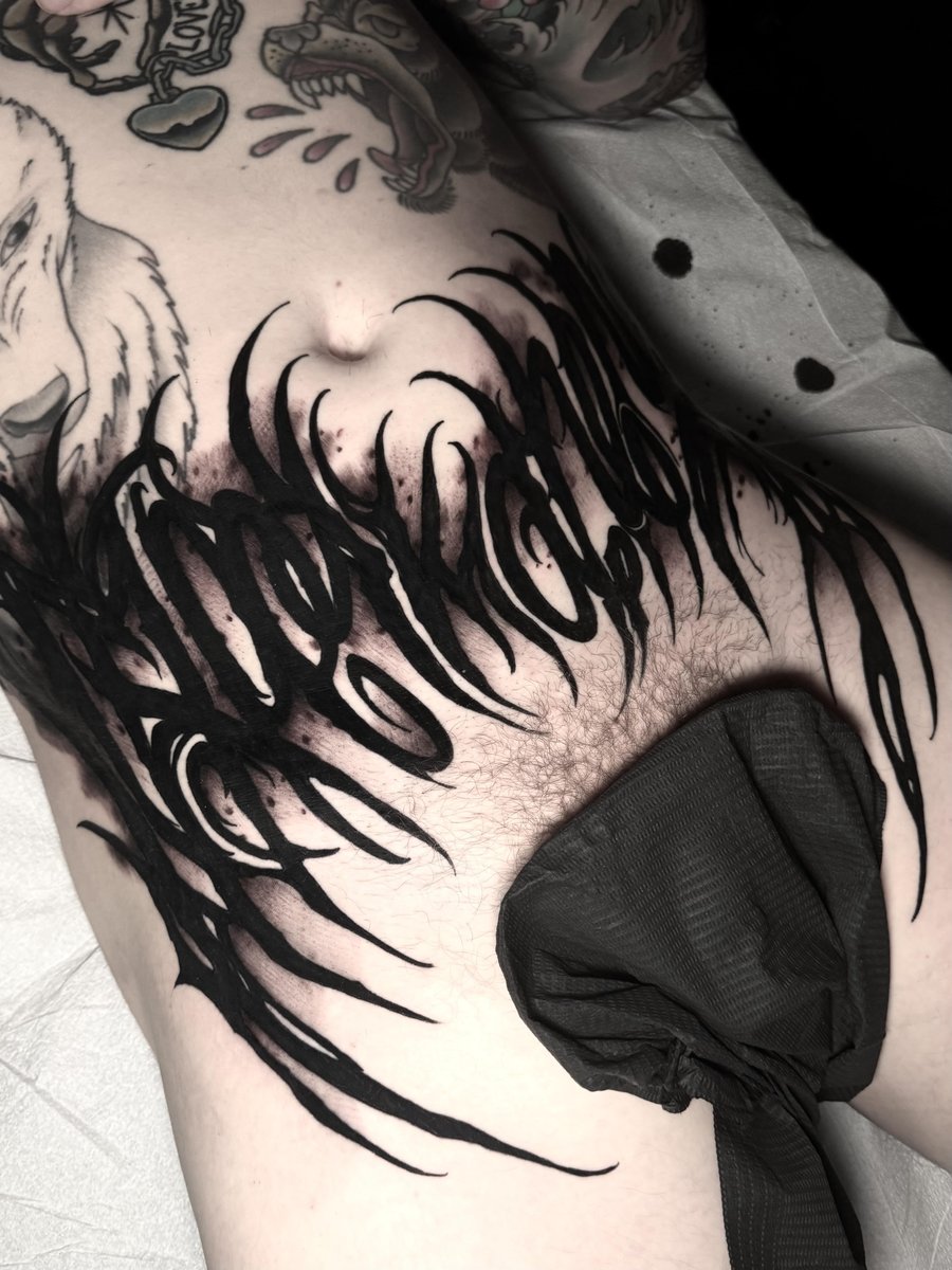 Photo of the tattoo titled Embracing Impermanence in Blackwork