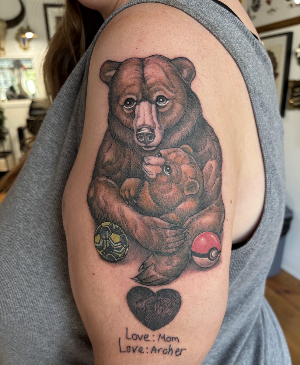 Photo of the tattoo titled Memorial for My Son Archer