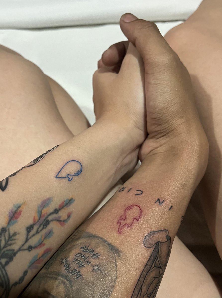 Photo of the tattoo titled Soulmate Symbols from India