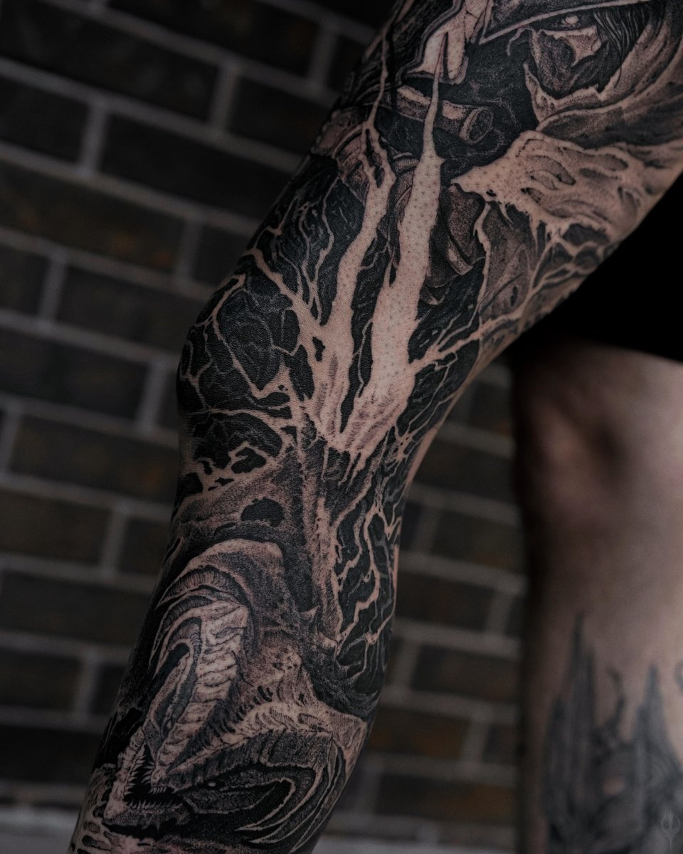 Photo of the tattoo titled Elden Ring & Dark Souls Tribute