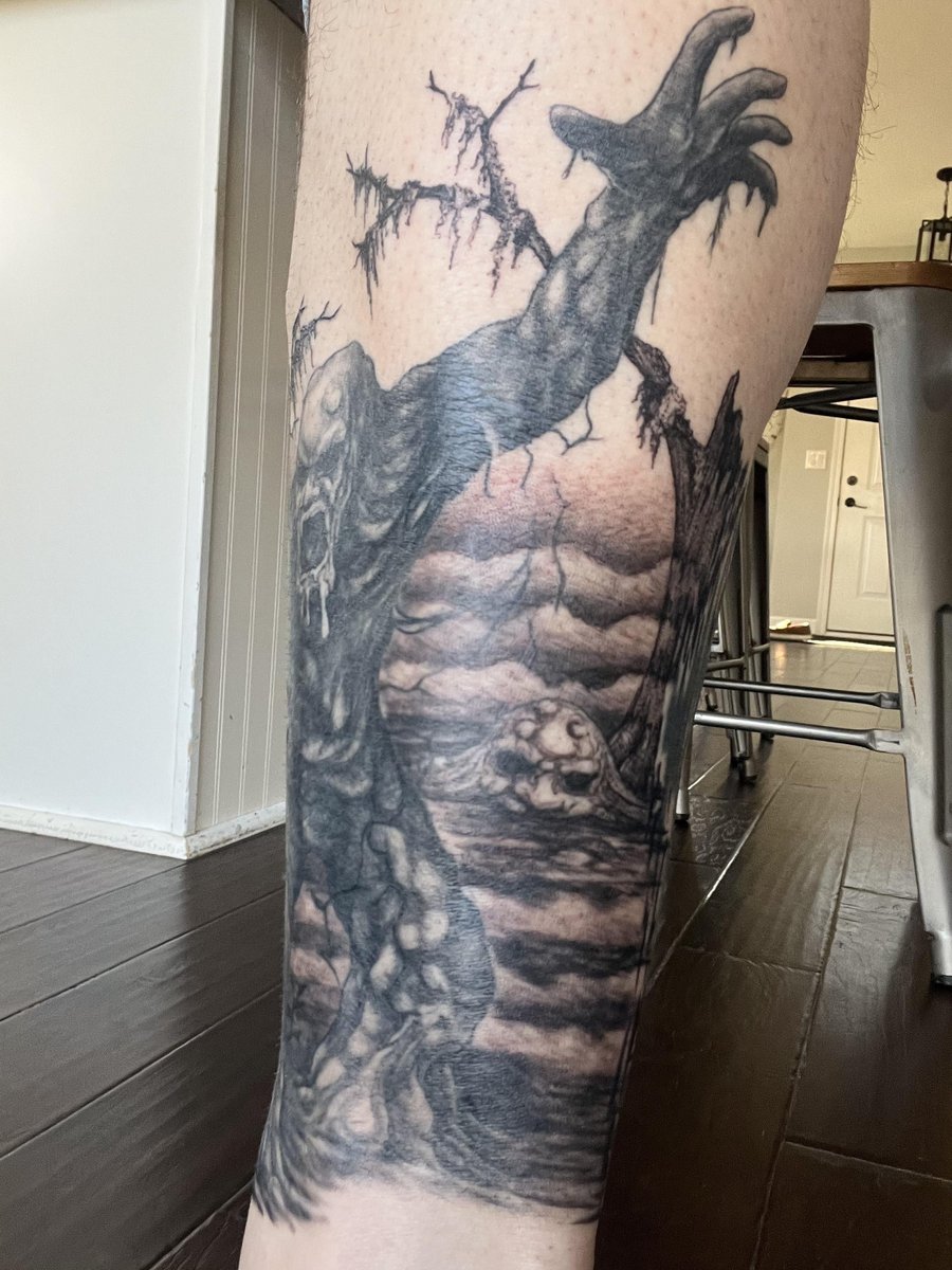 Photo of the tattoo titled Mud Man's Iowa Ink