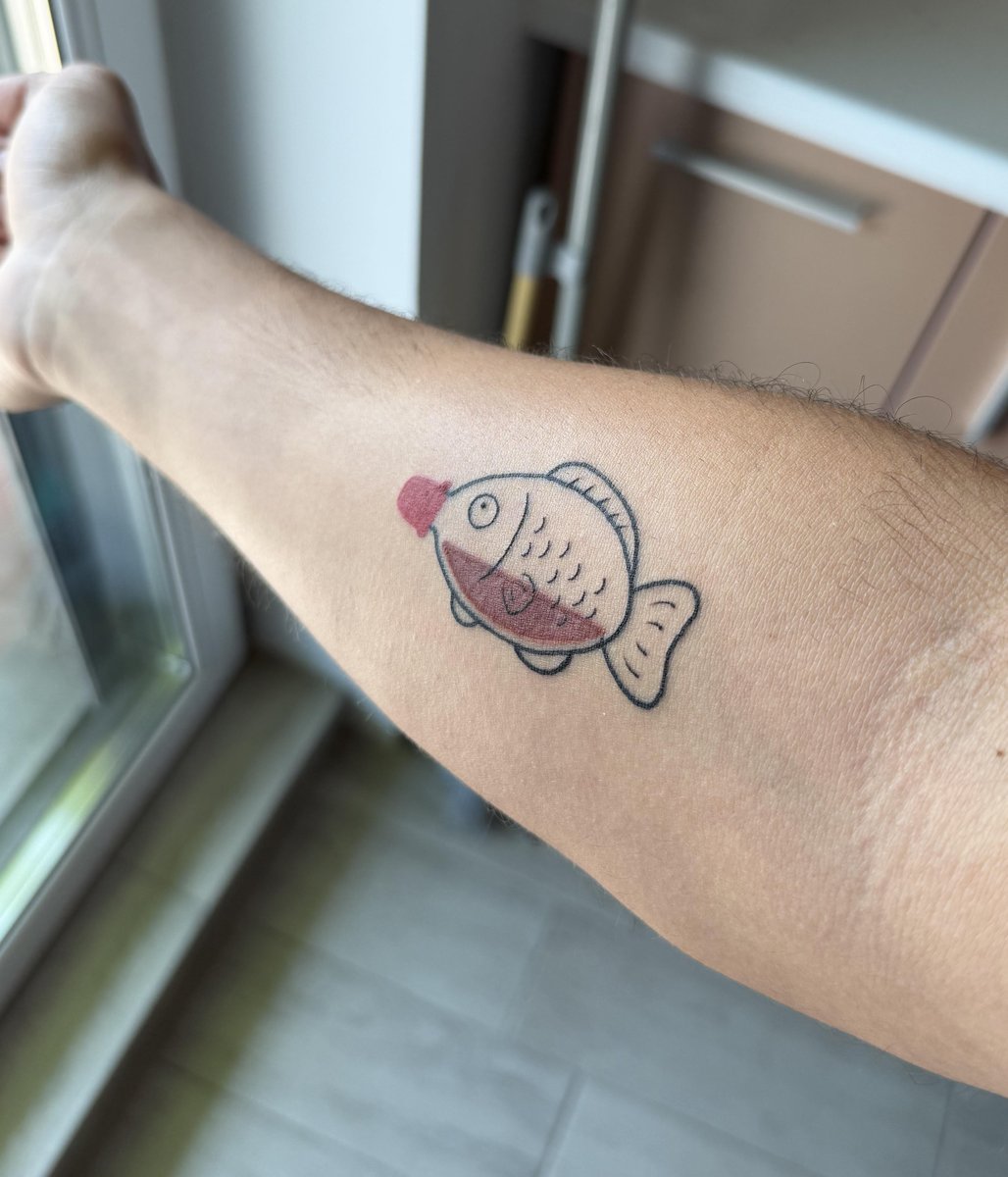 Photo of the tattoo titled Soy Sauce Fish Romania Adventure