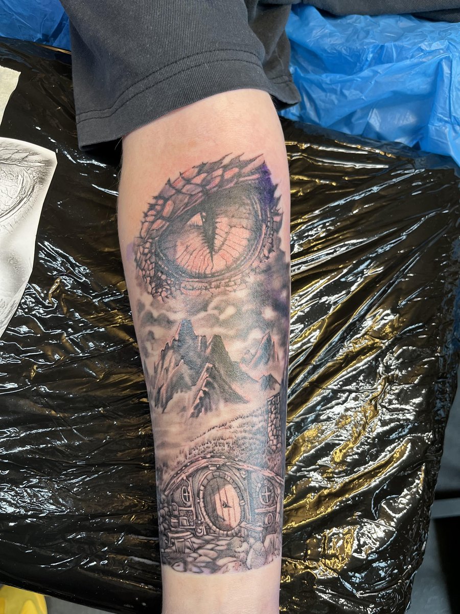 Photo of the tattoo titled Lord of the Rings First Ink
