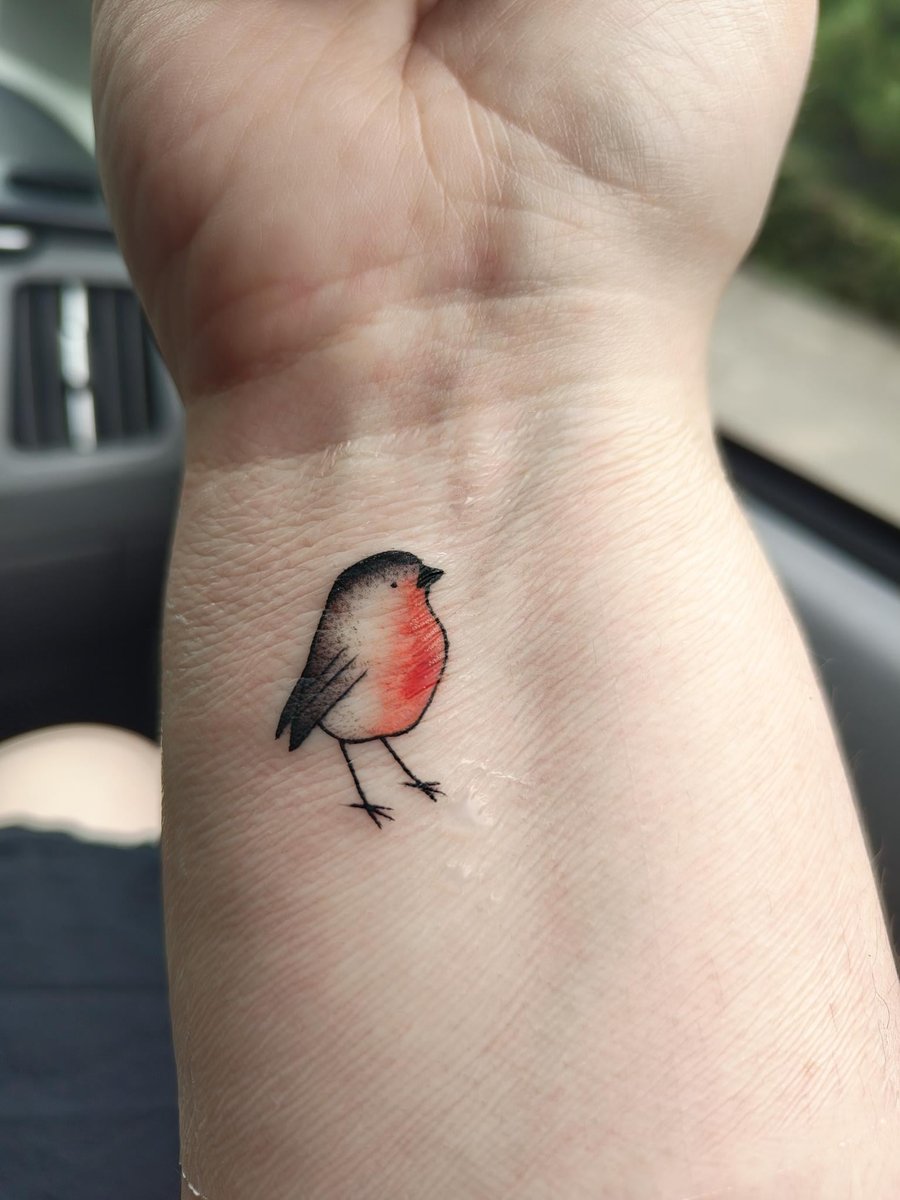 Photo of the tattoo titled My wife's first tattoo experience