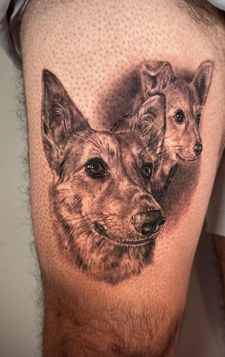 Photo of the tattoo titled My Loyal Companion's Portrait