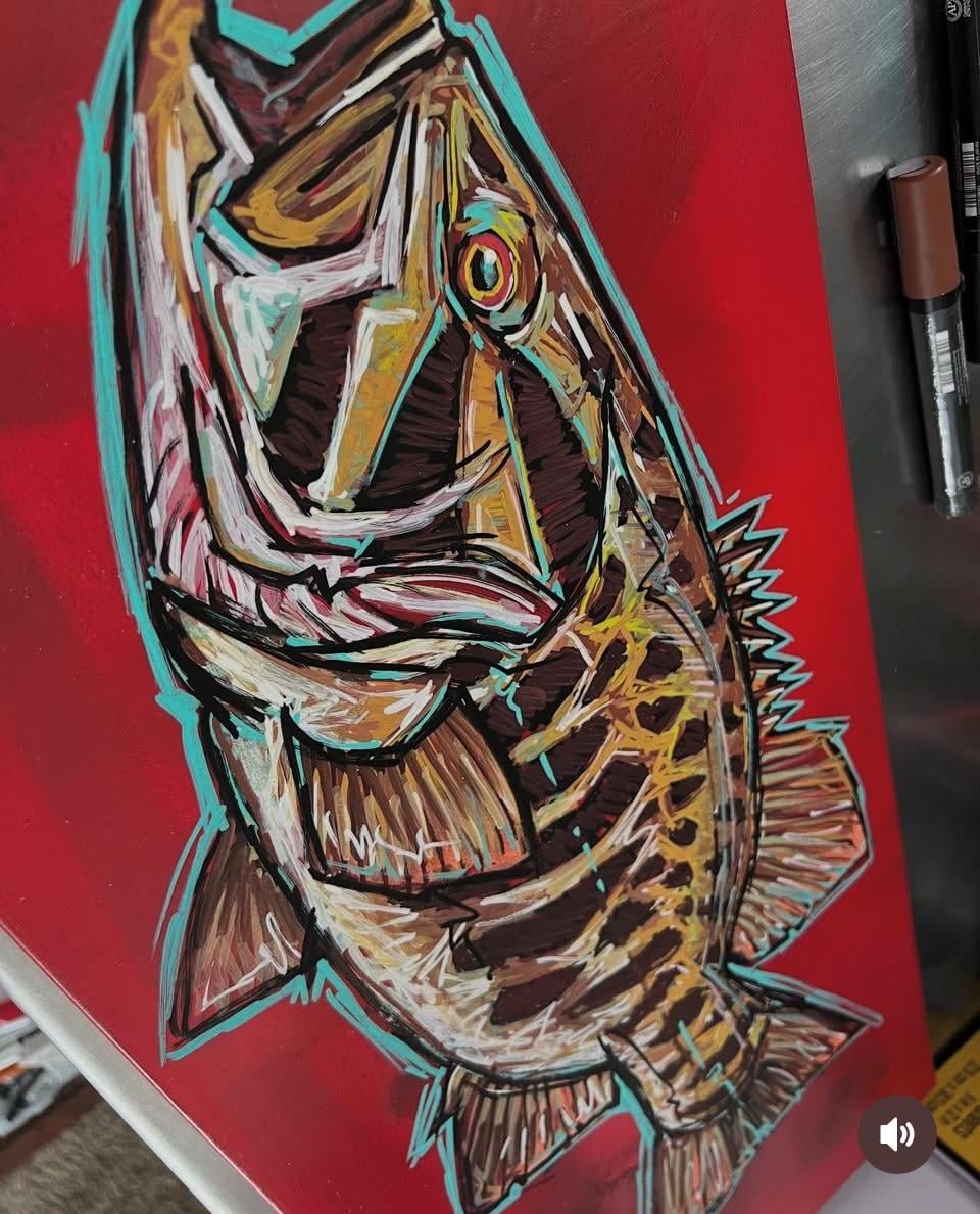 Photo of the tattoo titled Seeking Bass Tattoo Artist
