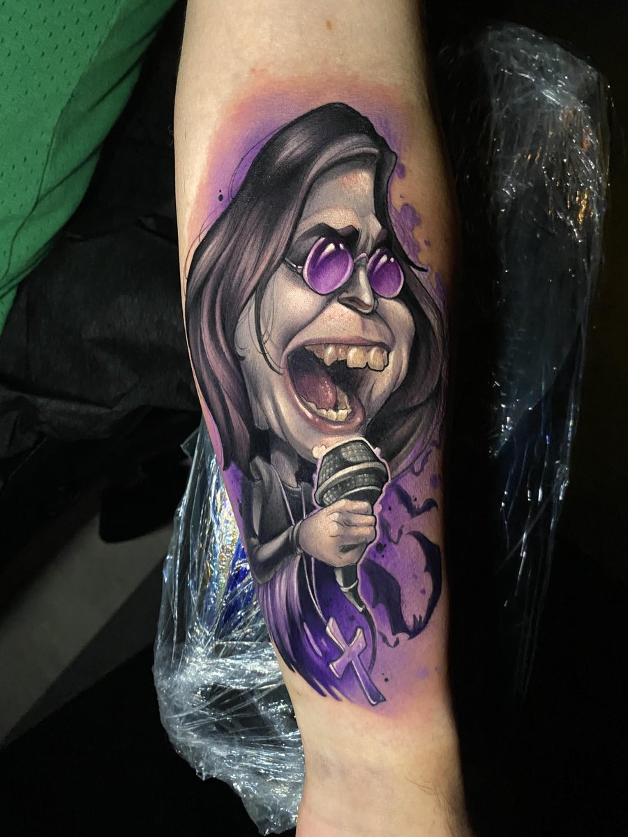 Photo of the tattoo titled Tribute to the Prince of Darkness