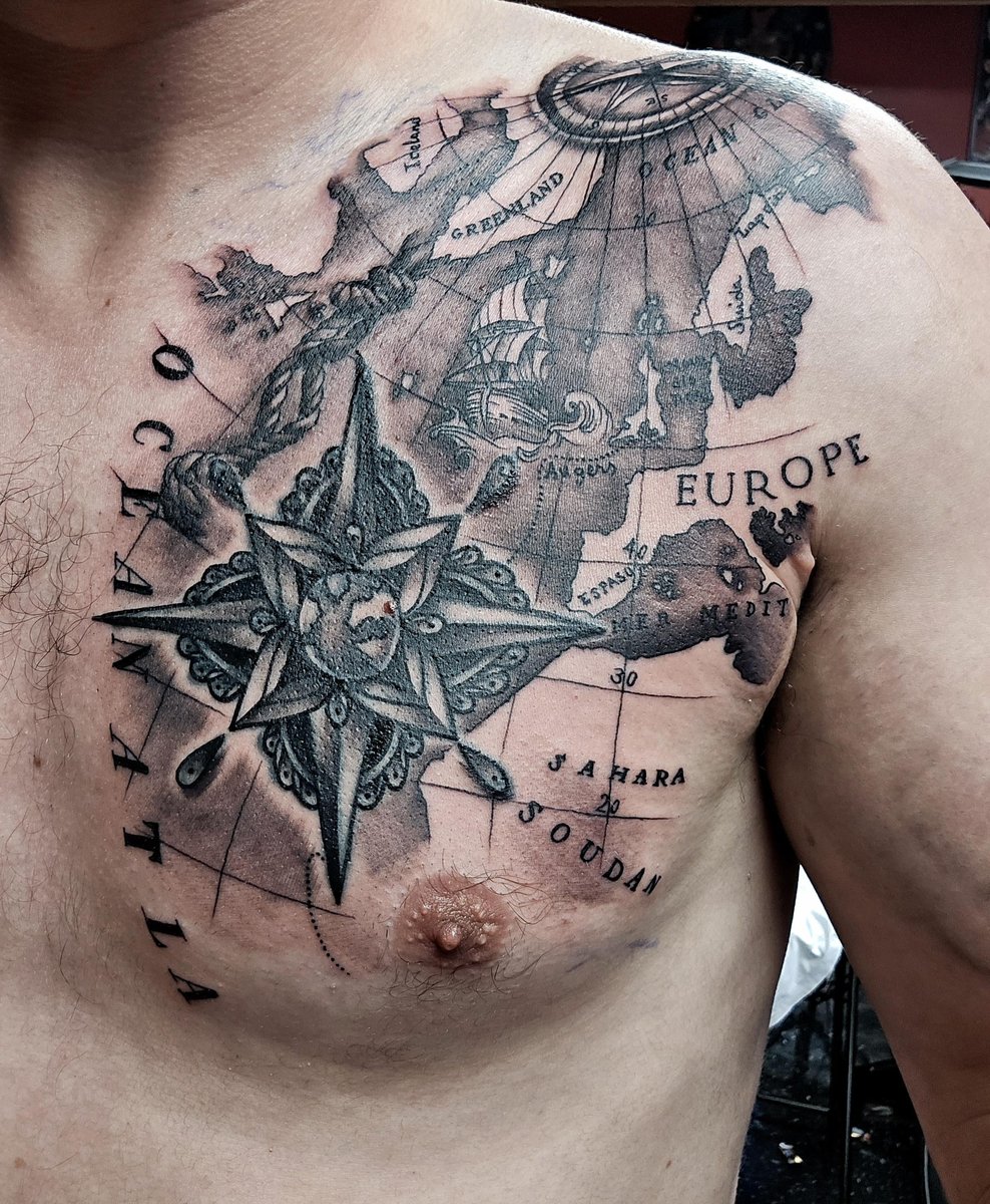 Photo of the tattoo titled Transforming drunken ink into a life story