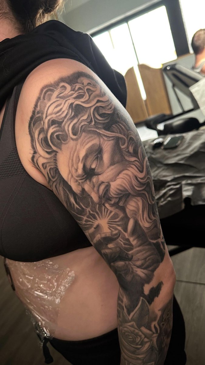 Photo of the tattoo titled Healed Black and Grey Masterpiece