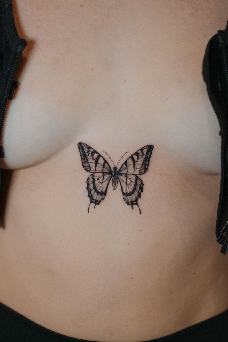 Photo of the tattoo titled Butterfly Transformation Symbol