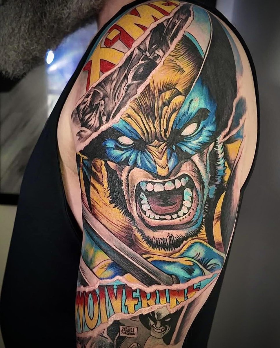Photo of the tattoo titled Wolverine Tribute Tattoo