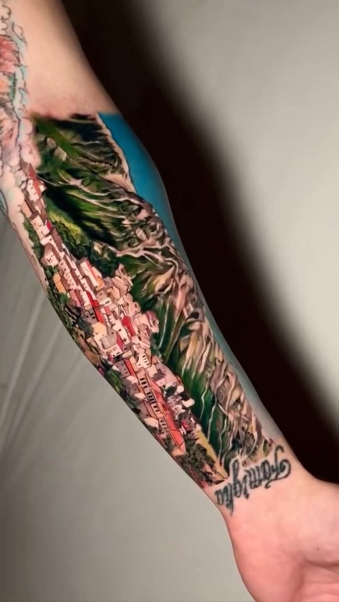 Photo of the tattoo titled My Incredible Half Sleeve