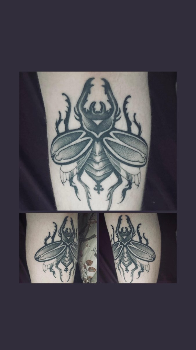 Photo of the tattoo titled Beautiful Healed Leg Tattoo