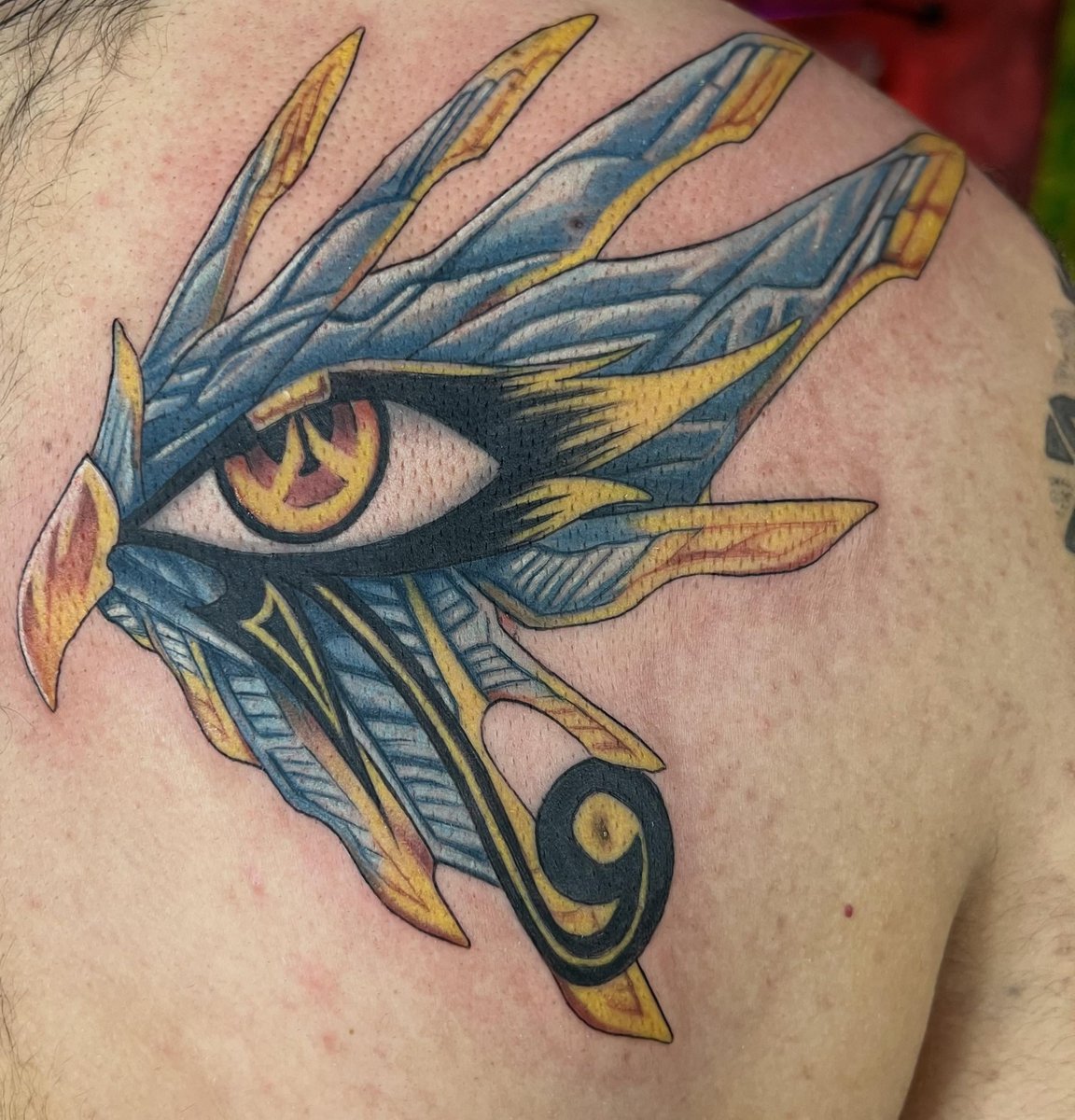 Photo of the tattoo titled Pharah's Divine Light