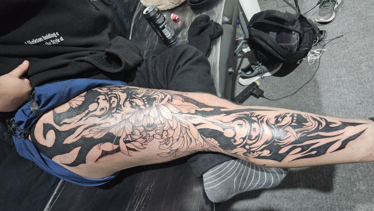 Photo of the tattoo titled Painful but Rewarding Convention Piece