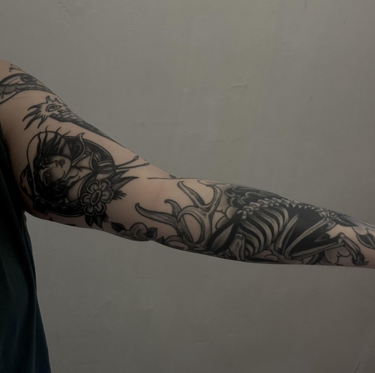 Photo of the tattoo titled Georgia Inspired Sleeve Unveiled