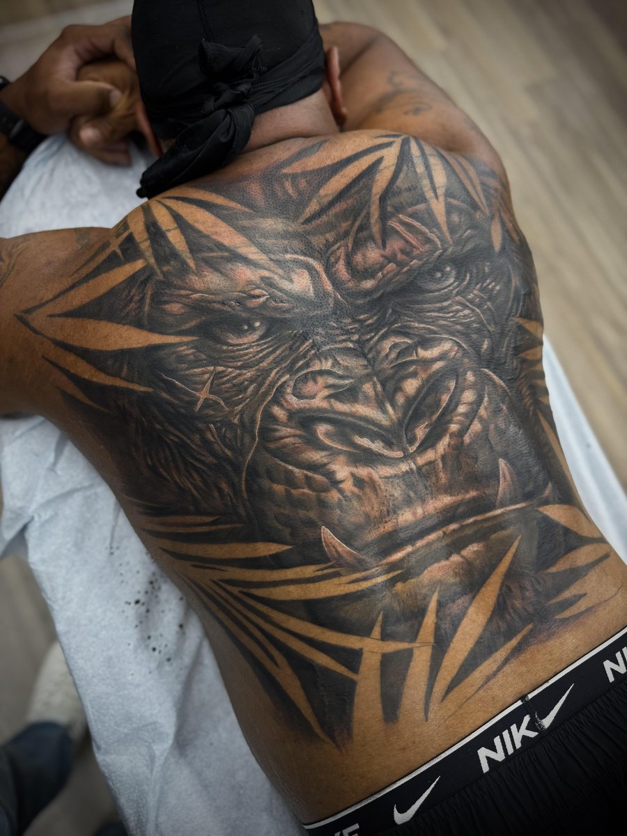 Photo of the tattoo titled Cover-up Tattoo Session Progress