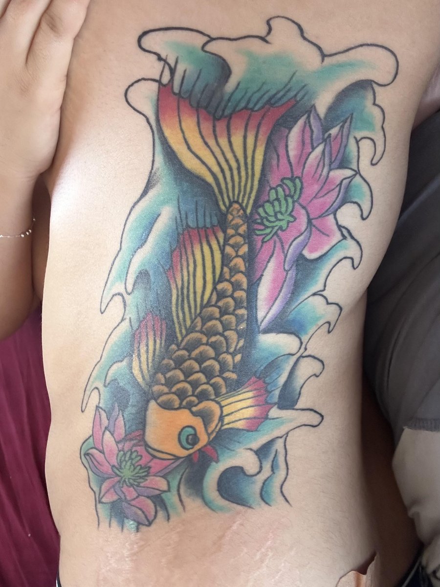 Photo of the tattoo titled My First Rib Piece Tattoo