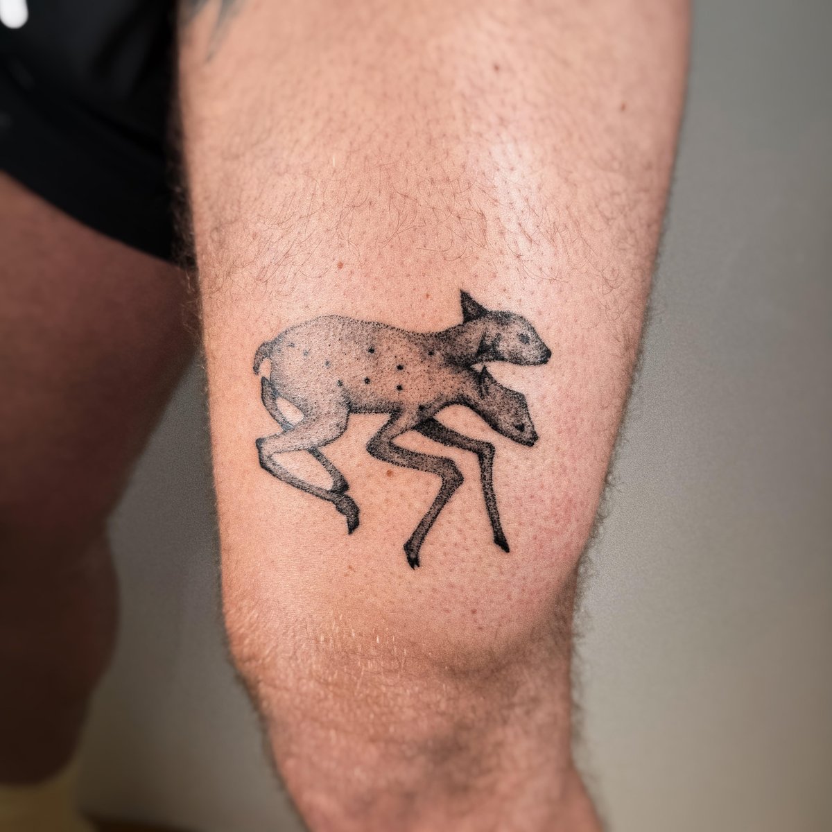 Photo of the tattoo titled Self-Tattoo Experiment in NYC