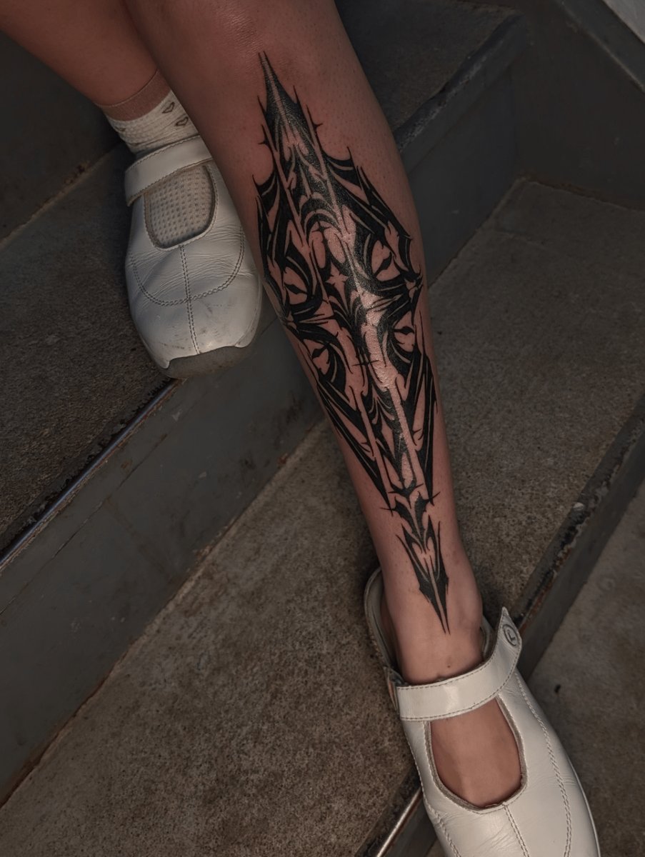 Photo of the tattoo titled Dark Ornamental Style Exploration