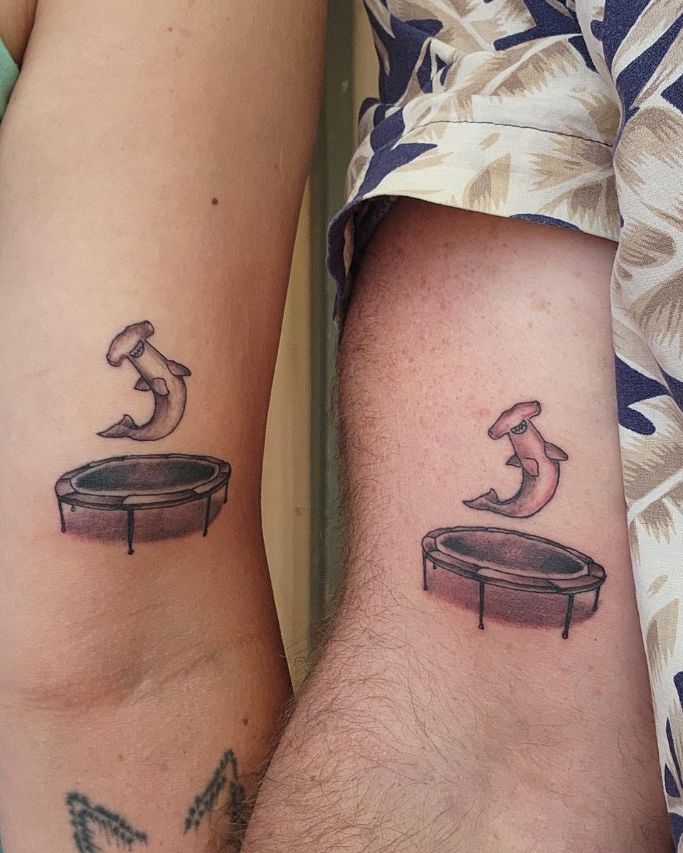 Photo of the tattoo titled Hammerhead Shark Enjoying Life