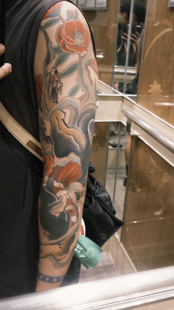 Photo of the tattoo titled Irezumi Dog with Background Ideas