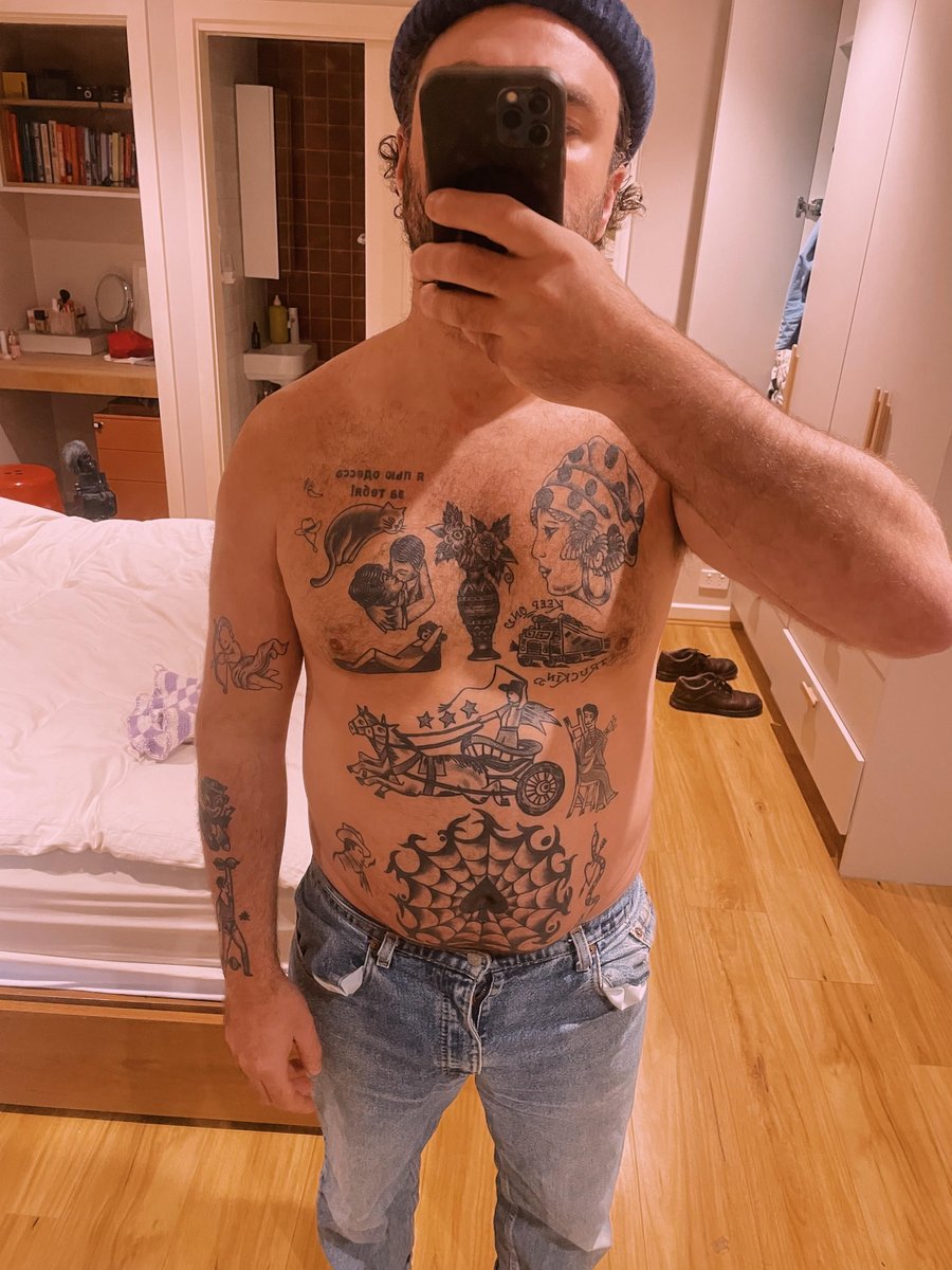 Photo of the tattoo titled Dad Bod Final Boss