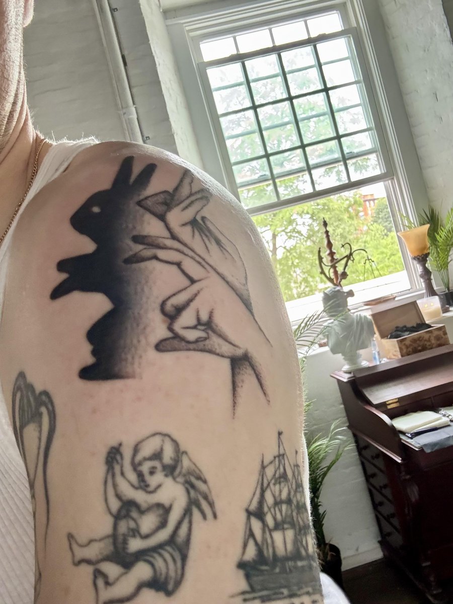 Photo of the tattoo titled Shadow Puppet Memory