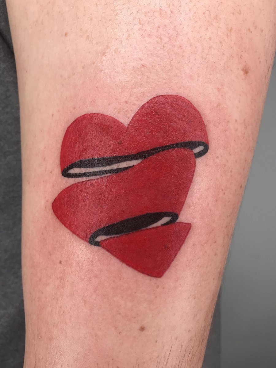 Photo of the tattoo titled A Couple of Hearts