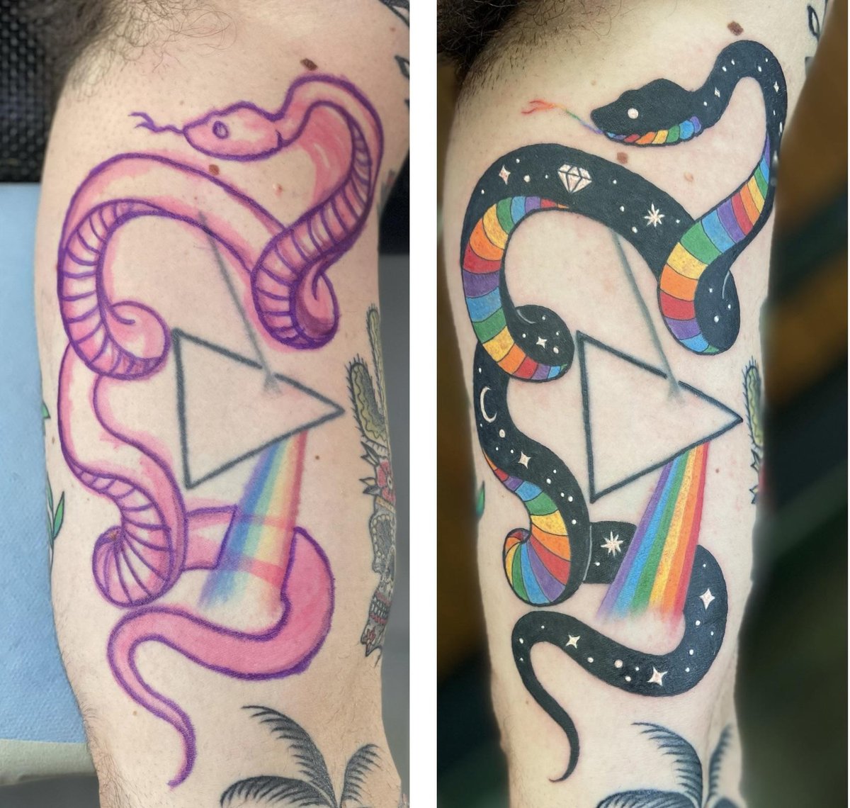 Photo of the tattoo titled Freehand Retouch and Redesign