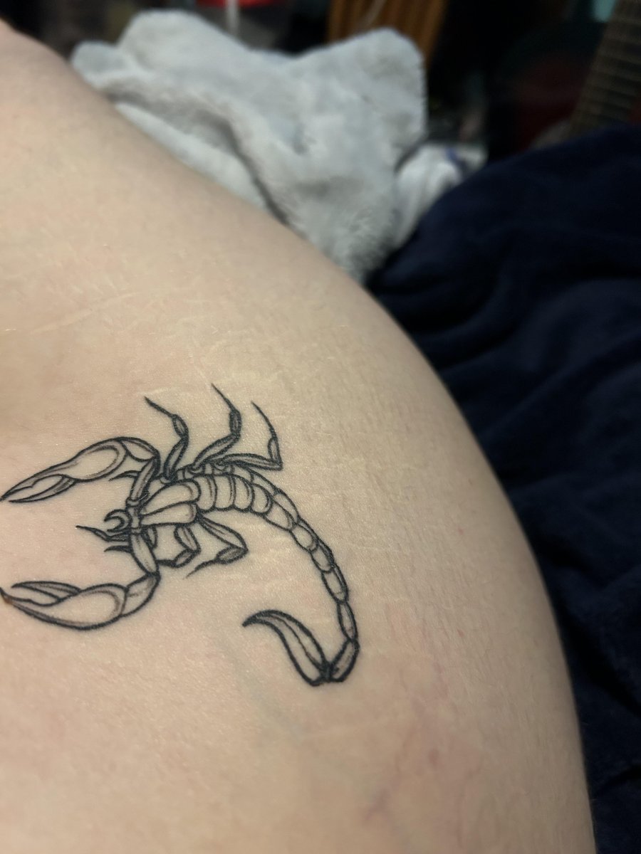 Photo of the tattoo titled Fine Line Inquiry