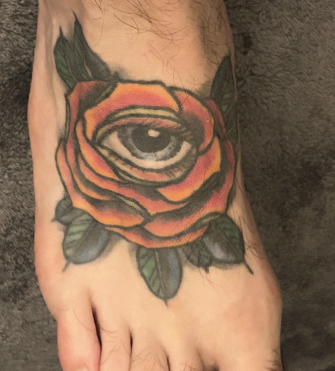 Photo of the tattoo titled First Foot Tattoo Adventure