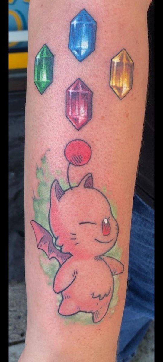 Photo of the tattoo titled Final Fantasy Tribute