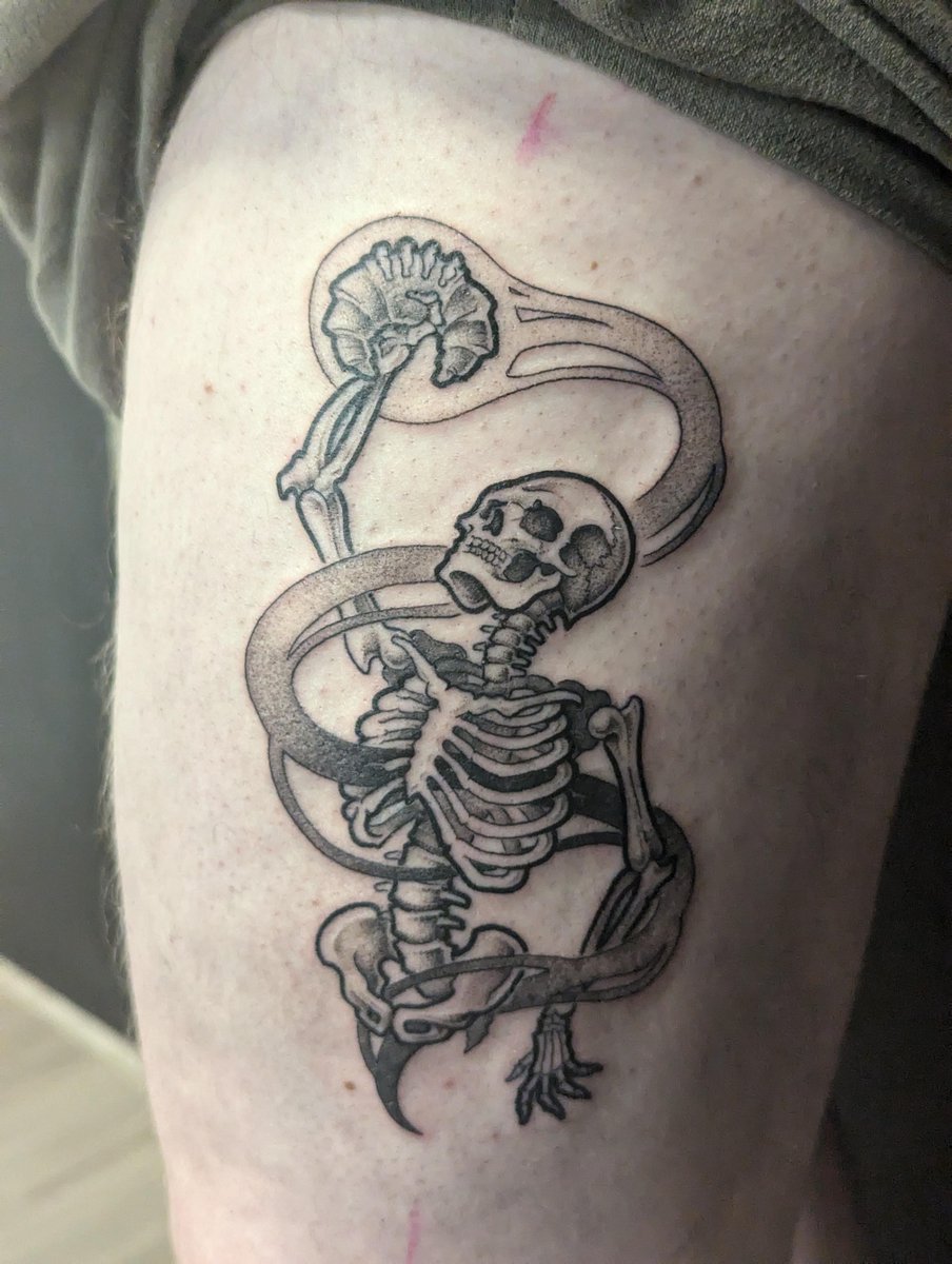 Photo of the tattoo titled The Holy Croissant