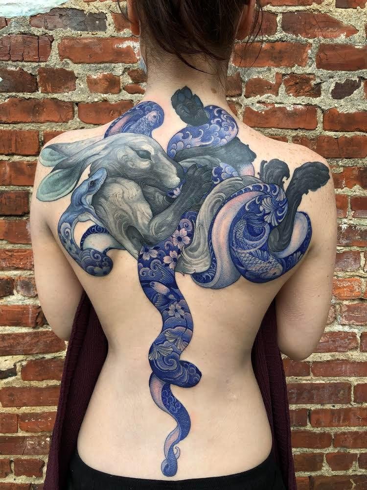 Photo of the tattoo titled Sculptural Inspiration Captured in Ink