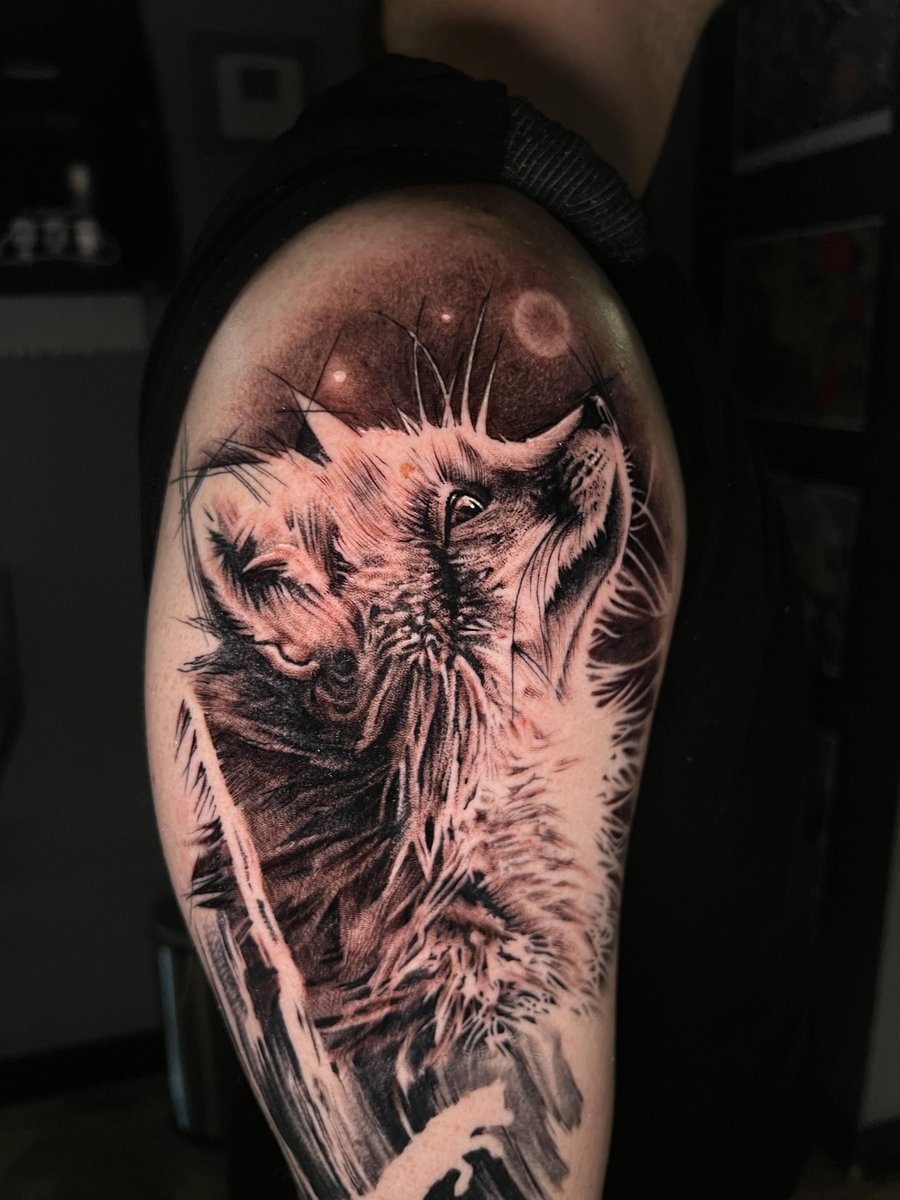 Photo of the tattoo titled My First Tattoo Fox
