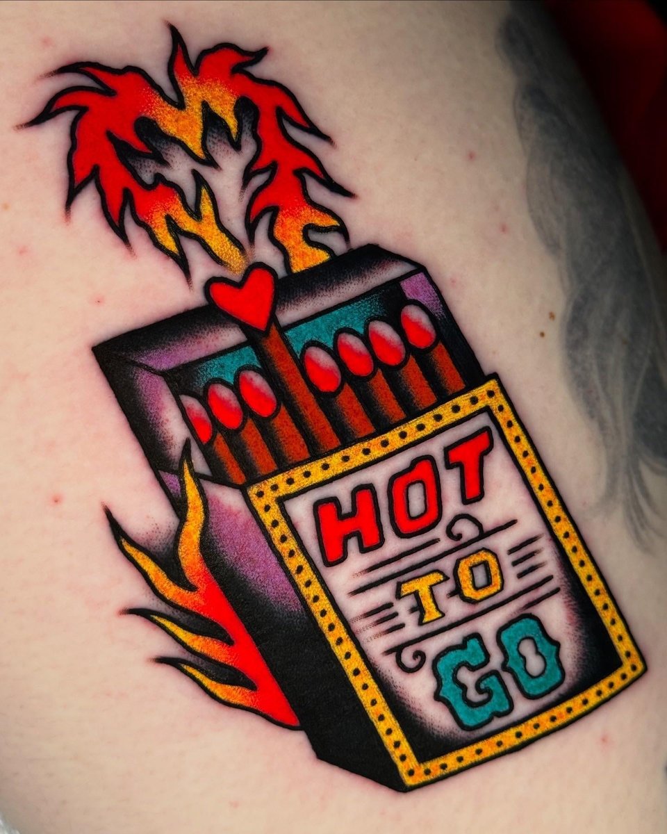 Photo of the tattoo titled Pink Pony Club or Hot To Go?