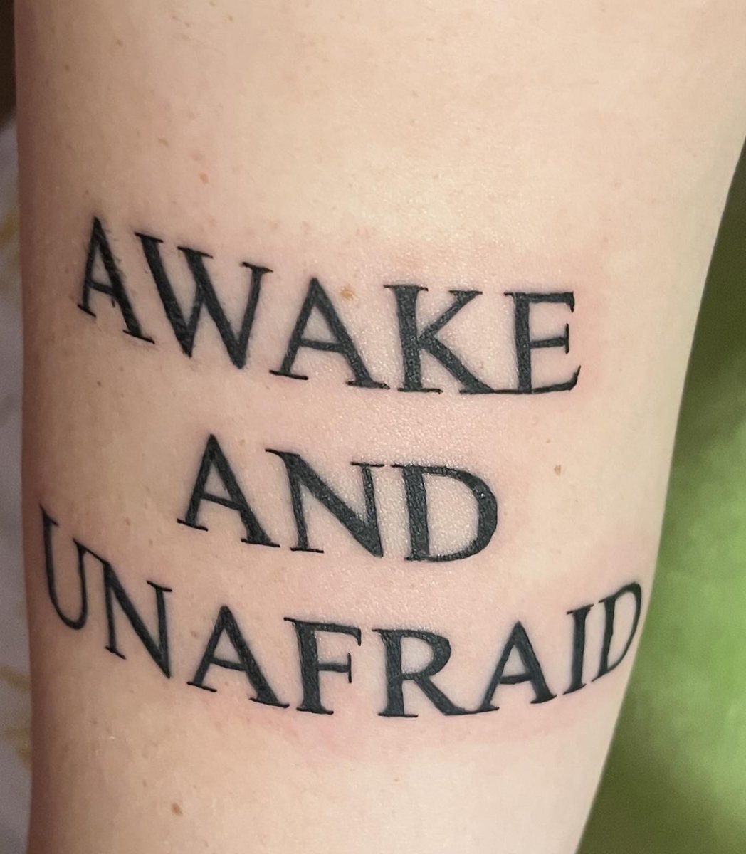 Photo of the tattoo titled My Chemical Romance Lyric Tattoo