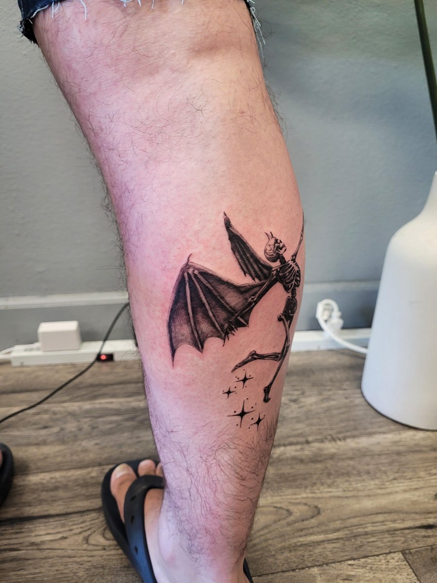 Photo of the tattoo titled Dark Fantasy Skeleton Tattoo
